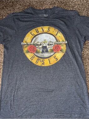 Guns N' Roses Women's Gray Short Sleeve Tee